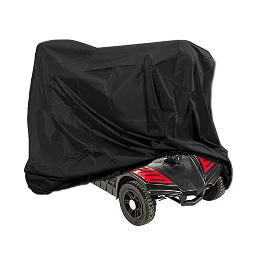 Sqodok Mobility Scooter Cover Waterproof, Power Scooter Cover Wheelchair Cover for Travel, 420D Oxford Fabric Rain Protector from Dust Dirt Snow Rain Sun Rays - 67 x 24 x 46 inch (L x W x H)