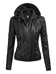 Womens Faux Leather Jackets Zipper