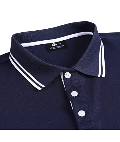geeksport Polos Hombre Manga Corta Tenis Regular Fit Camiseta Hombre Deporte Secado Rápido Transpirable Polo Verano Al Aire Libre Golf Polos - imagen 4