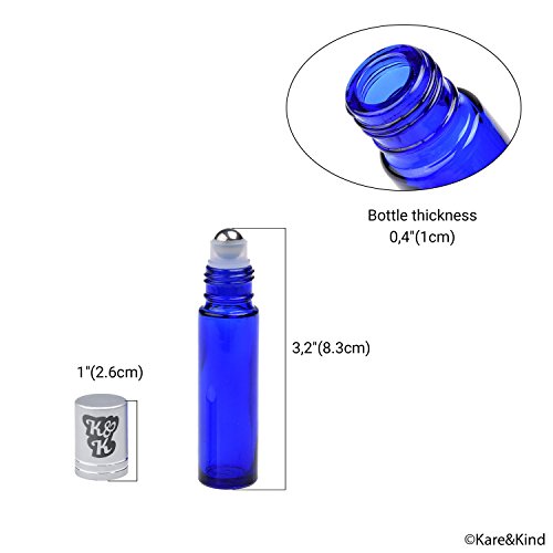 Multi-Size Essential Oil Bottle Kit: 12X Essential Oil Bottles (6 Different Models), 6X Fine Mist Sprayer, 10X Orifice Reducer Cap, 2X Rolling Cap, 1X Bottle Tool, 78X Label, 2X Mini Dropper + Funnel #TOP6