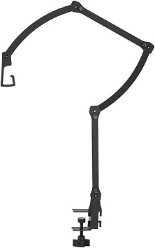 Collapsible Lantern Stand for Camping Heat lamp Holder Portable lamp Holder Camping lamp Accessories Camping Equipment Camping Essentials Reptile Heat lamp Holder 360Swing arm