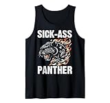 Sick-Ass Panther Tattoo Meme Débardeur