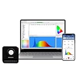 Hopoocolor Light Wavelength Spectrum Meter 380-780nm Color Temperature Meter Kelvin CRI Meter with Software