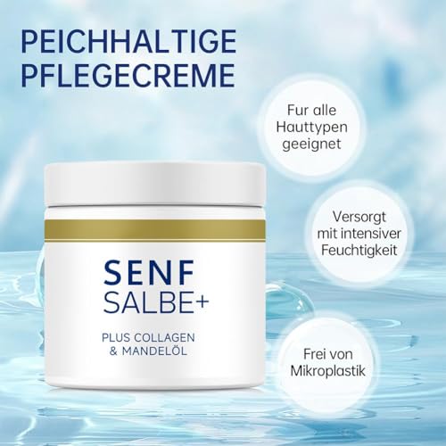 Senfsalbe Plus – Effektive Senfsalbe Gegen Cellulite für Straffende Haut | Intensive Feuchtigkeitspflege & Massage-Creme für Bauch, Beine, Po, Oberschenkel und Oberarme