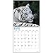 2020 White Tigers Wall Calendar by Bright Day Calendars 16 month Wall Calendar 12 x 12
