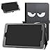 Bige Case for Alcatel Joy Tab Case,Alcatel 3T 8 Tablet Case,PU Leather Folio 2-folding Stand Cover for T-Mobile Alcatel Joy Tab 8-inch Tablet/Alcatel 3T 8-inch Tablet,Don't Touch