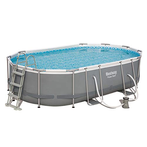 Bestway Power Steel Oval Pool Set 488x305x107 cm