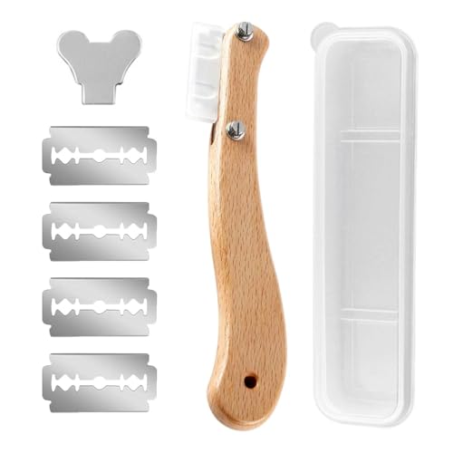 Coltello Da Pane Curvo Da 1 Pezzo, Coltello Per Tagliare L'Impasto In Legno, Coltello Per Decorare Il Pane, Coltello Per, Coltello Per Segnare L'Impasto, Accessori Per La Cottura Del Pane