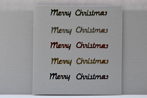 Creative Products Prismatic Christmas Text Craft Stickers, Stickers, Multi-Colour, 23 x 10 x 1 cm