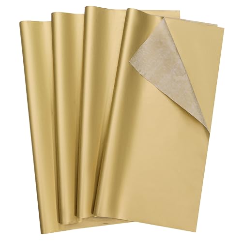 36 Sheets Gold Tissue Paper for Gift Bags – 20 x 20 inch Gift Wrapping Tissue for Crafts, Christmas, Weddings & Celebrations