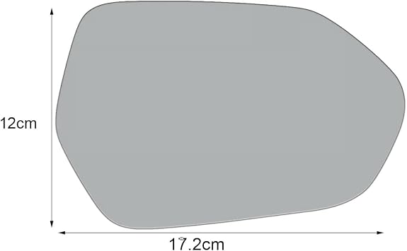 GAPlus Side View Replacement Wing Mirror Glass Compatible with Toyota Corolla 2019-2023 Blind Spot Right Driver Off Side