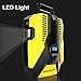 Glamore Portable Air Compressor for Car Tires, Digital Tire Inflator, 12V DC Air Compressor Tire Inflators, Air Tire Pump, 150 PSI with Emergency LED Flashlight for Cars, Motorcycles, Bikes, Ballons