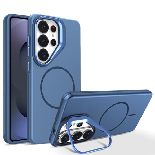 Coque Samsung S26 silicone bleu rigide pour éviter rayures appareil photo