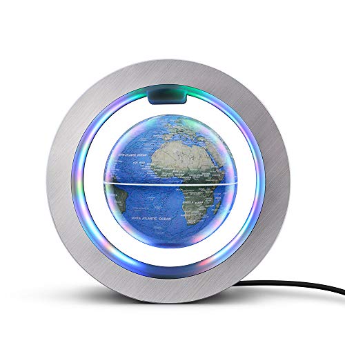 EASY EAGLE Mappamondo Magnetico 4 Pollici, Globo