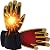 Rabbitroom Heated Gloves for Men Winter Arthritis Heating Gloves Hand Warm Waterproof Touchscreen Texting Warmer Thermal Gloves for Cold Weather Snowboarding Shovel Hiking Skiing Hunting (4.5V-Gloves)