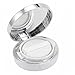 15g 0.5oz Empty Luxurious White Silver Edge Make-up Powder Container Air Cushion Puff Case with Sponge Powder Puff and Extra Inner Container Foundation BB Cream Box