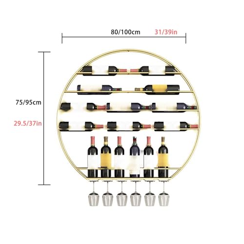 Étagère murale bouteille de vin et support verre style industriel