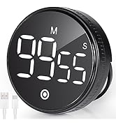 Czemo Küchentimer Eieruhr USB Digitaler Kochtimer magnetischer Timer Countup Countdown Timer mit ...