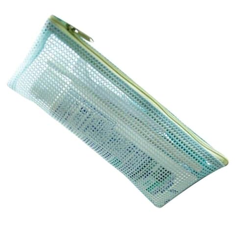 Happyupcity 2PCS Creen Mesh Nylon Storage Bag Zipper Small