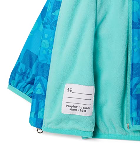 Columbia Baby Mini Pixel Grabber Ii Wind Jacket, Bright Aqua Quest, 18/24 #TOP5