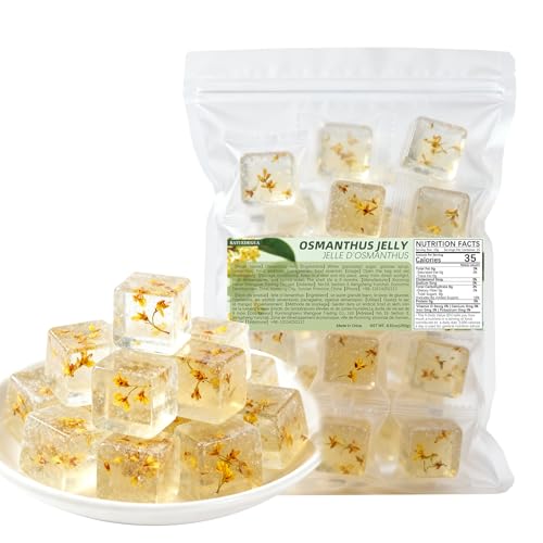 BAYUEDEGUA Osmanthus Jelly 250g caramelos suaves miniatura 1