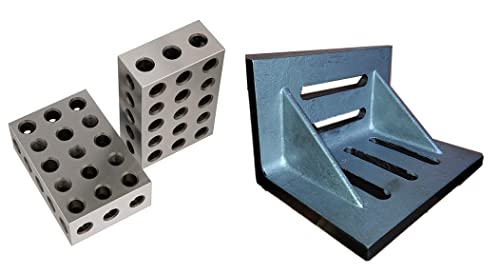 Plaques d'angle 6x5x4,5 HHIP 9999-0007 et blocs assortis pour fraisage