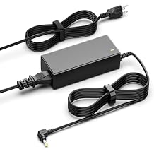 65W Laptop Charger Compatible with Toshiba Satellite C55 C55D C655 C855 C855D L55 L745 L655 L755 P755 S55 S55T A105 A215 A505 A665; PA3822U-1ACA, PA3917U-1ACA, PA5177U-1ACA, PA5178U-1ACA Power Supply