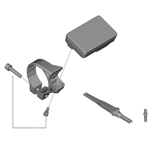 Shimano Spares SPRE SCEN600 stay with nut 31.8mm