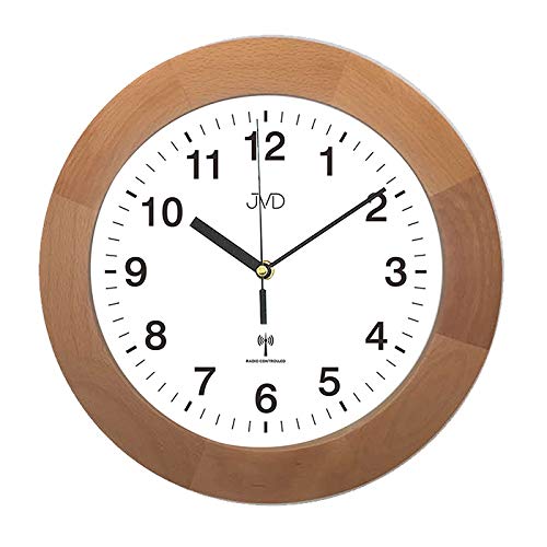 CLOCKVILLA - Reloj de Pared controlado por Radio con Mecanismo de Radio de Erle Cover