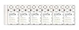 Lucia Guest Soap Set, Goats Milk and Linden Seed (Pack of 6)