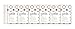 Lucia Guest Soap Set, Goats Milk and Linden Seed (Pack of 6)