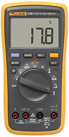 Fluke 17B MAX Digital Multimeter with Audible/Visual Alarm 6000 Counts Accurate Voltage Capacitance Measurement CAT III 60... - Review, Price and Buying Guide