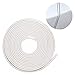 OUERKEJI Car Door Edge Protector,16Ft(5M) Car Door Edge Guards U Shape Edge Trim Rubber Seal Protector Car Protection Door Edge Fit for Most Car (White)