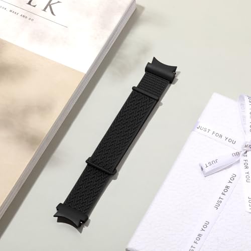 Maledan Pulseira esportiva de nylon macio com um clique, para Samsung Galaxy Watch 7, Samsung Watch