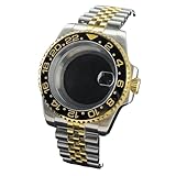 LuxeMetals Cassa -'orologio da 40 mm con rotazione bidirezionale e vetro zaffiro for movimento NH-34, impermeabile 5 BAR(41)