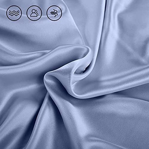 Midohome Silk Pillowcase For Hair And Skin, 2 Pack 100% Both Side Mulberry Silk Bed Pillowcase With Hidden Zipper, Silk Pillowcover 19 Momme Soft Breathable Smooth Queen Silk Pillowcase #TOP2