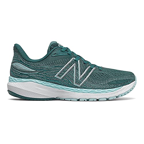 New Balance New Balance Women's Fresh Foam X 860 V12 Running Shoe, Mountain Teal/Pale Blue Chill, 5 M