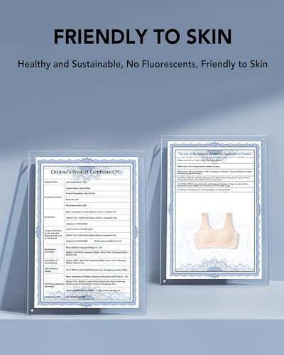 Salia Girl Training Bras For Girls 10-16 Sports Seamless Bra With Removable Padding Bras thumb #5