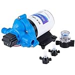DC HOUSE 12V Water Pump with Pressure Switch 3.0GPM 45PSI 12 Volt Self Priming Diaphragm Pump for RV Marine Camping…