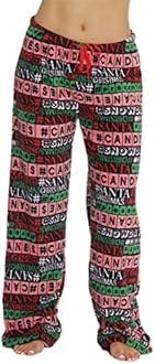 Just Love Women Plush Pajama Pants Buffalo Plaid