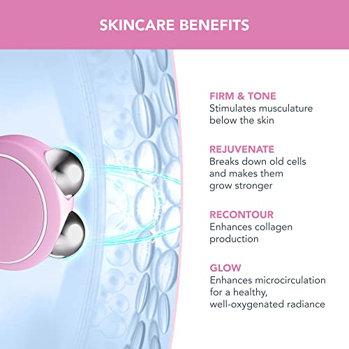 Foreo Bear Mini Microcurrent Facial Device + Ufo Mini 2 Face Mask Treatment + Serum 1 Fl. Oz. + 6 Ufo Power Activated Masks Skin Supremes Holiday Set #TOP3