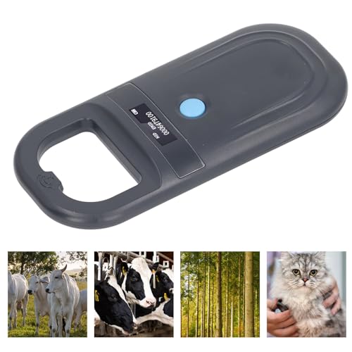 Animal ID Reader Pet Microchip Tag Scanner Handheld Charging Built-in Buzzer for Small Animal Management Tool Dogs Cats Railway Inspection Resource Tracking Device - Image 3
