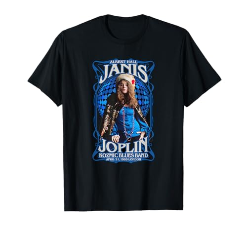 Image of Janis Joplin Albert Hall 1969 Baron Wolman Photo T-Shirt