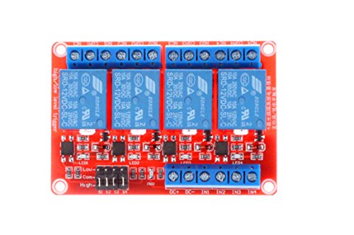 Snapklik.com : NOYITO 4 Channel Relay Module High Low Level Trigger