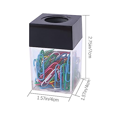 4 Pack Magnetic Paper Clip Dispenser Holder With 72 Pcs Cute Small Paperclip For Home Office Desk Accessories #TOP1