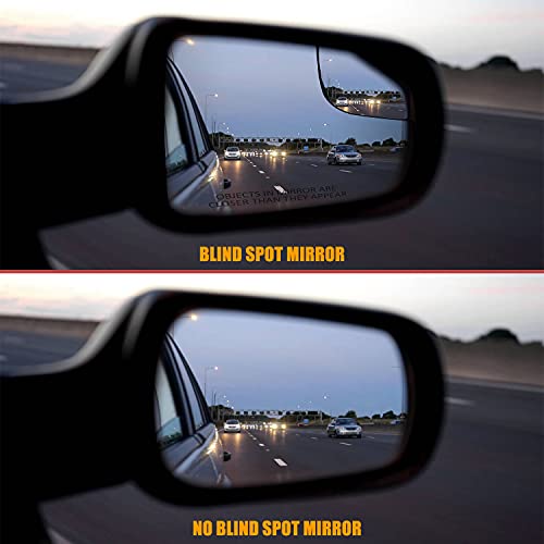 Mirror Glass Compatible with Ford F-150 F150 2015 2016 2017 2018 2019 2020 2021 Right Blind Spot Passenger Side Non-Heated Replaces FL3Z17K707B