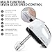 7-Speed Hand Electric Mixer, Stainless Steel Electric Hand Whisk, Electric Whisk Hand Mixer, Portable Handheld Cake Mixer for Cooking & Baking(WHITE)