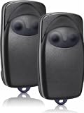 2 PCS Telecomandi per Cancello, 433,92 Mhz Telecomando per Cancello Automatico Flo2r-s, 2 Canali Trasmettitore di Telecomando