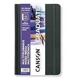 CANSON Graduate - Carnet Mixed Media blanc 72 pages grain léger 14 x...