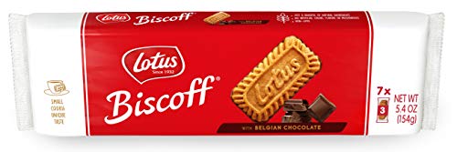 Lotus Biscoff With Chocolate - European Biscuit Cookies - 5.4 Ounce (Pack Of 12) - 7 Three-Packs Per Retail Pack - Non Gmo Project Verified #TOP1